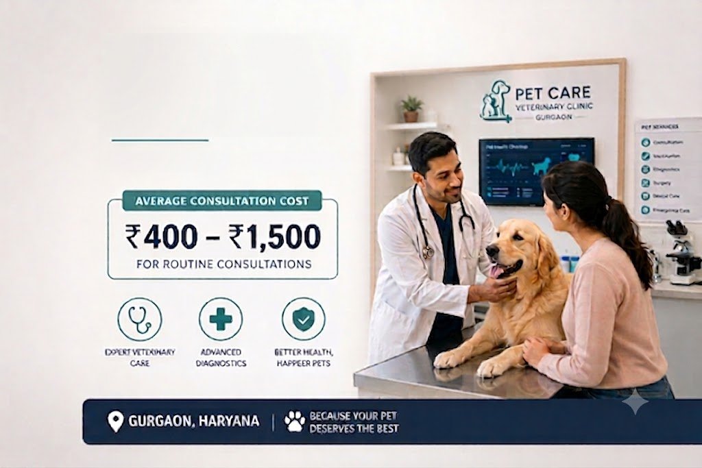 How Much Does a Vet Consultation Cost in Gurgaon? A Complete Pet Parent’s Guide for 2026