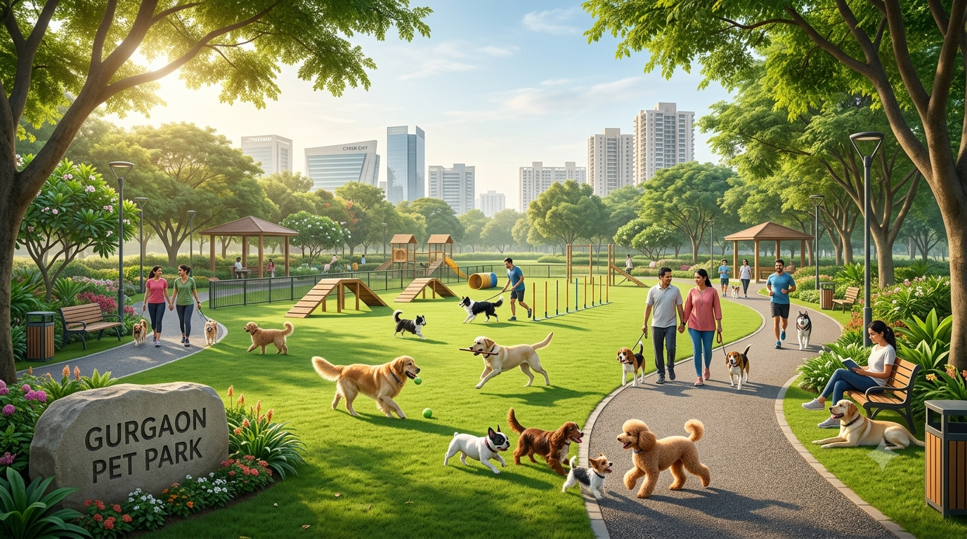 Pet-Friendly Parks in Gurgaon (2026): Best Dog Parks, Walking Trails & Places to Take Your Dog