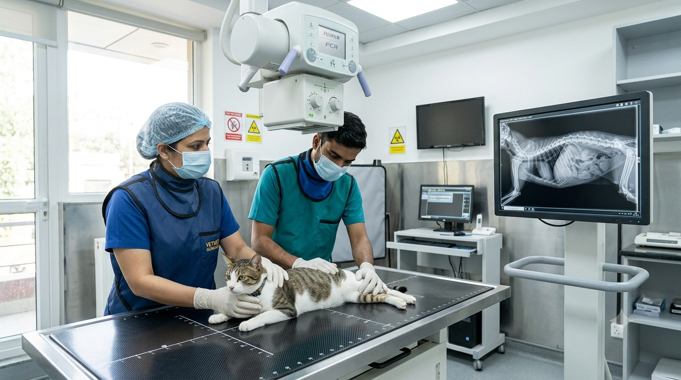 Cat X-Ray Cost in Gurgaon (2026): Complete Price Guide, Procedure, Safety & Best Veterinary Care