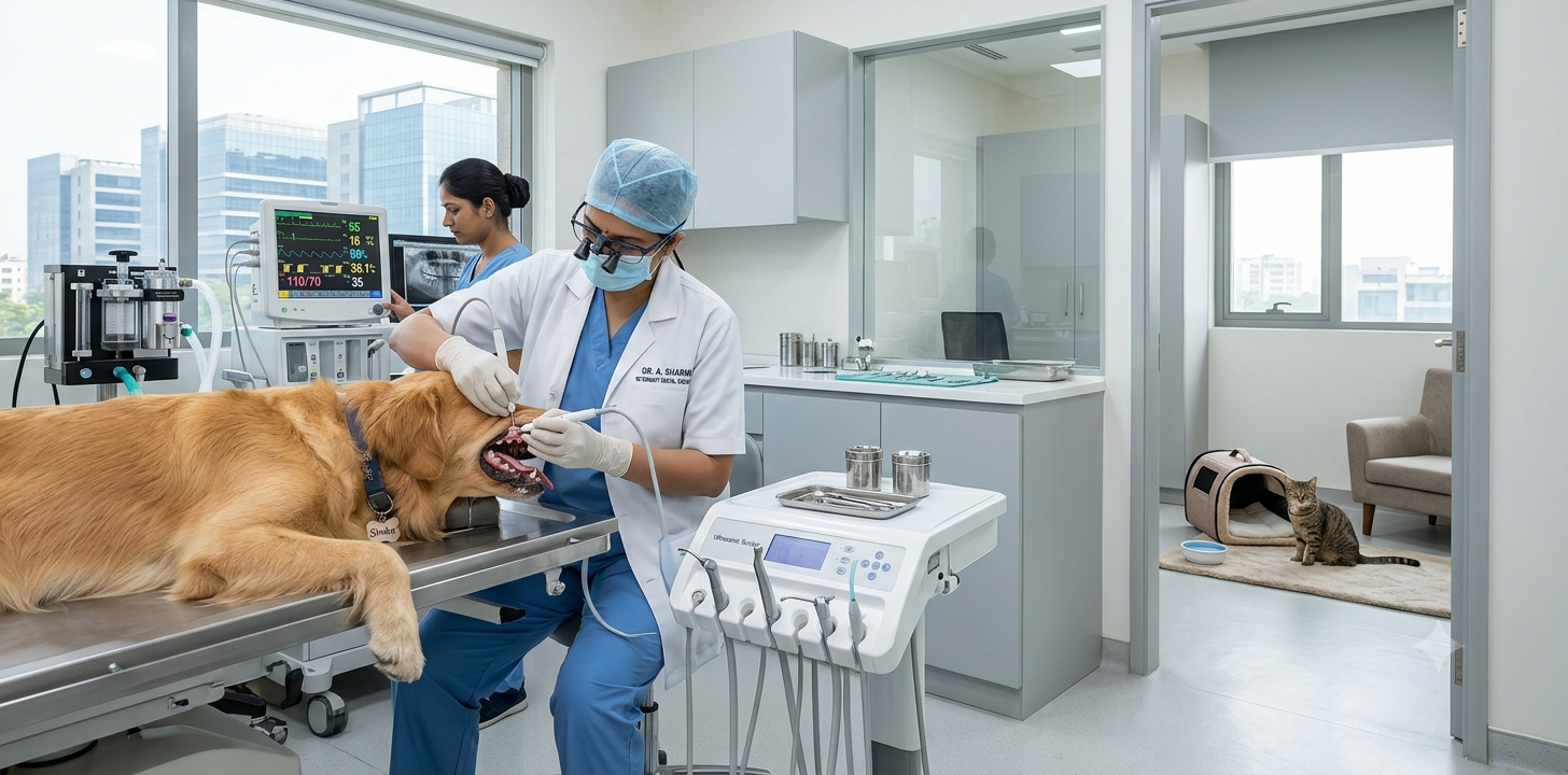 Pet Dental Cleaning Cost in Gurgaon (2026): Complete Guide to Dog & Cat Teeth Cleaning, Scaling, Treatment & Oral Care