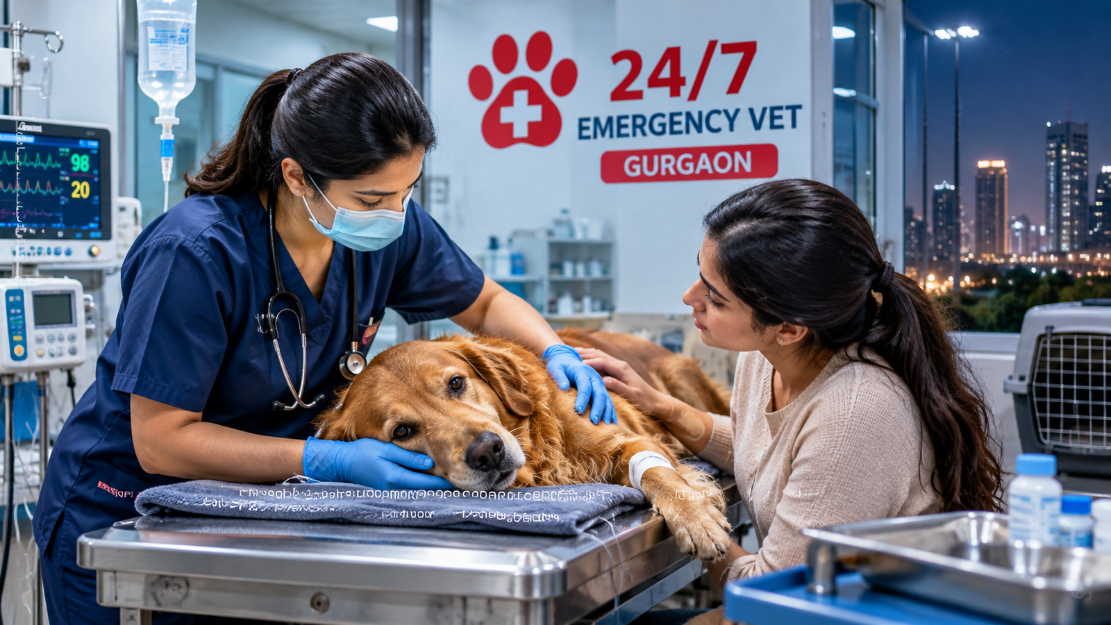 24-Hour Emergency Vet in Gurgaon: What Pet Parents Should Know