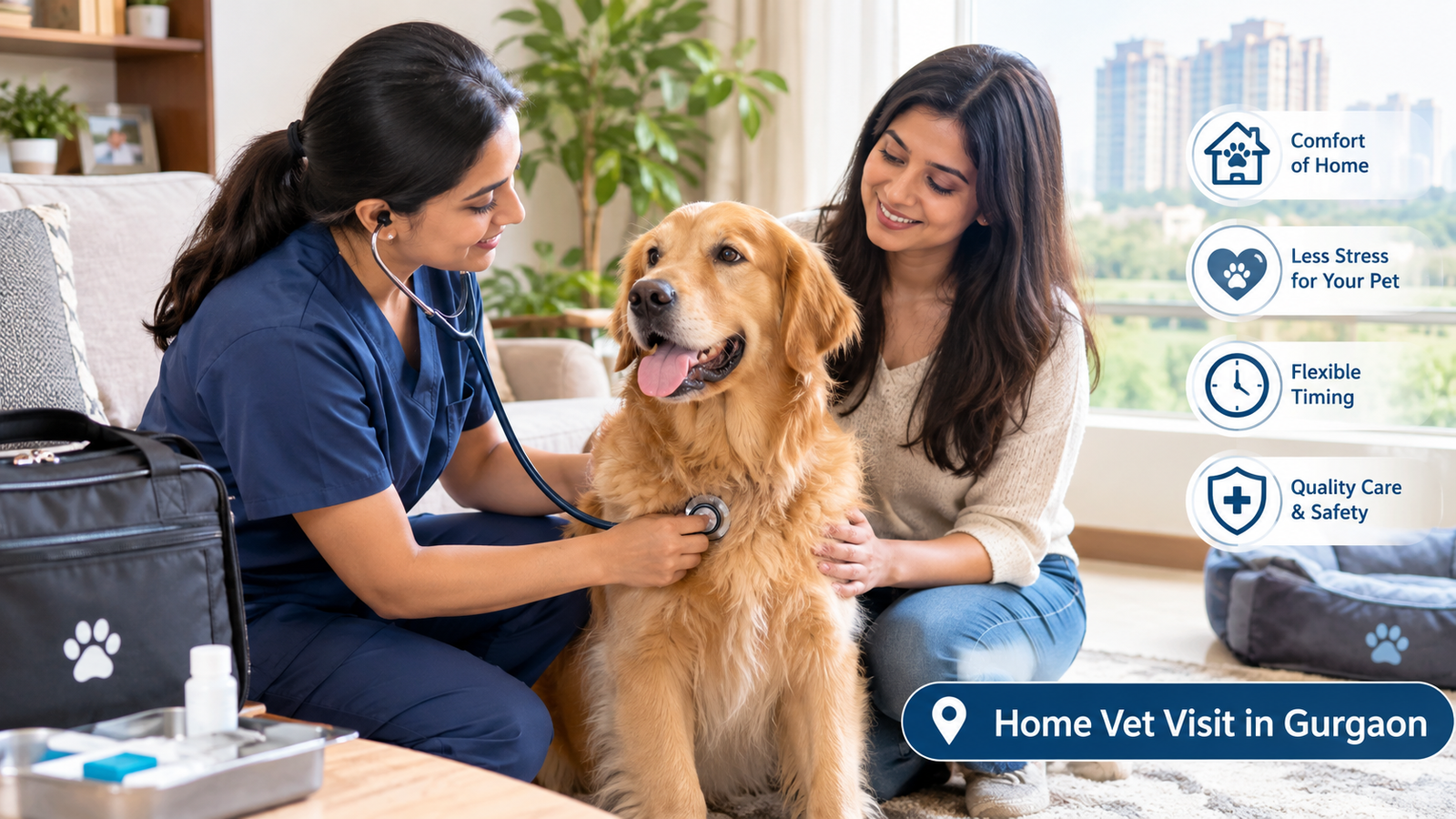 Home Vet Visit in Gurgaon: Cost, Benefits & When It Makes Sense